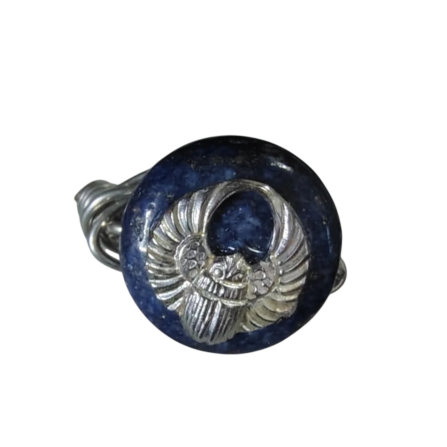 Lapis Lazuli khephera ring