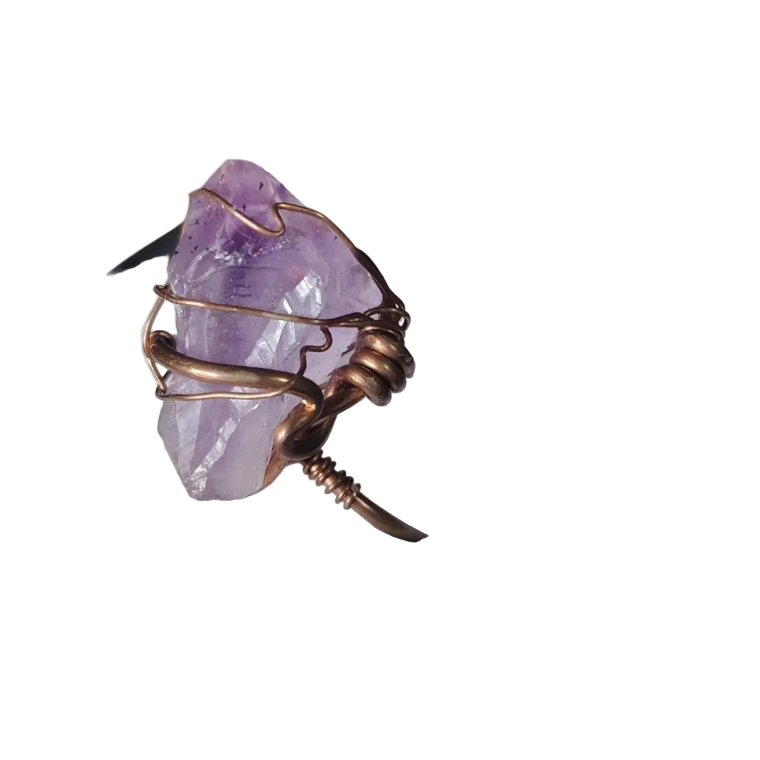 Raw Amethyst point