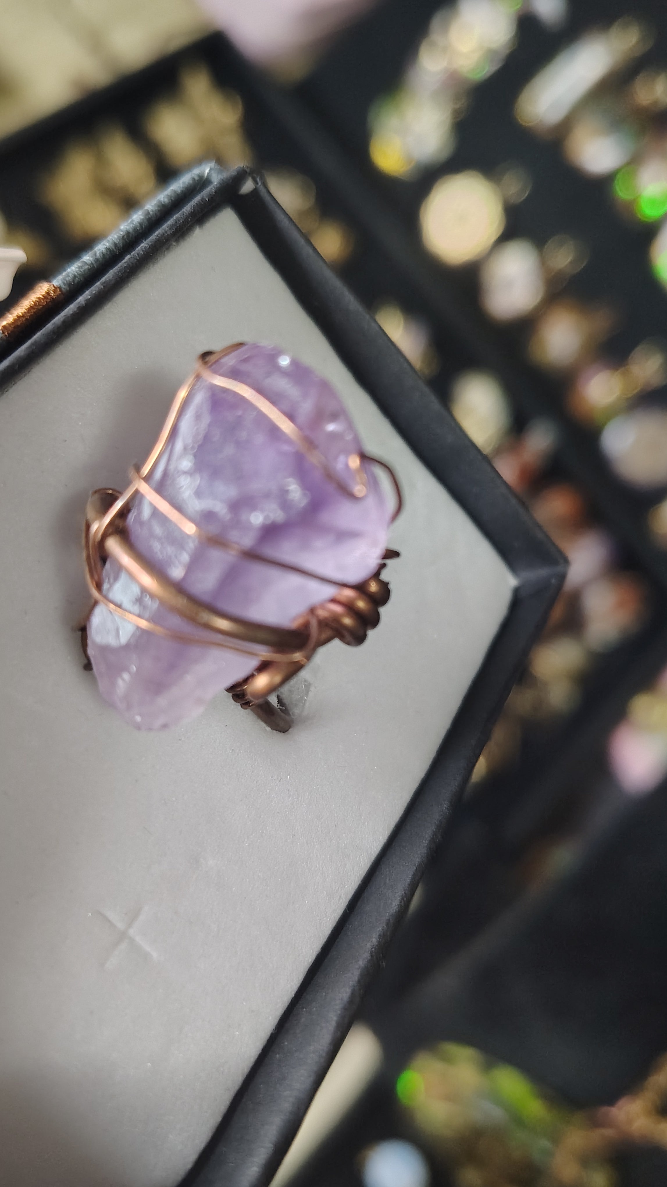 Raw Amethyst point