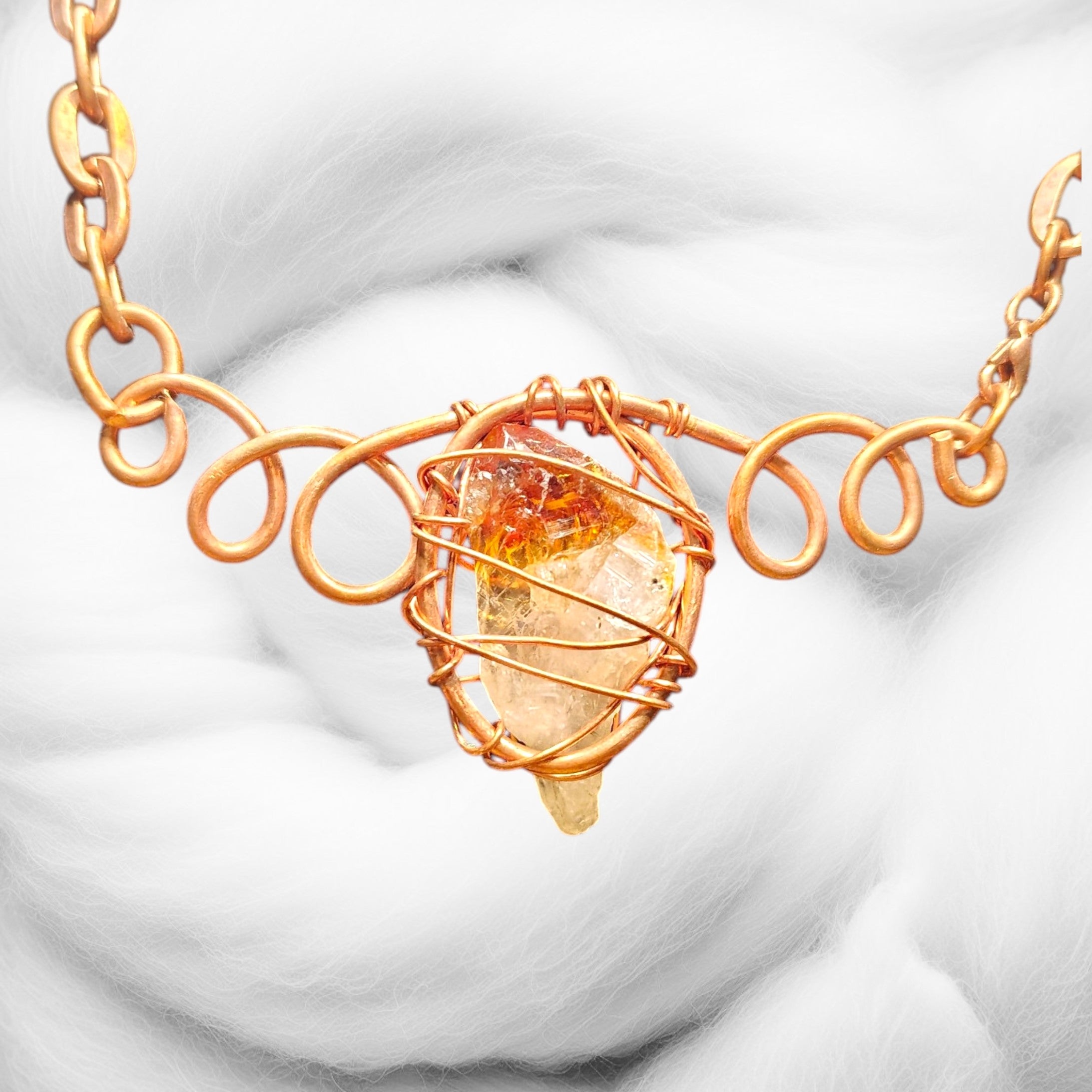 Copper Citrine necklace