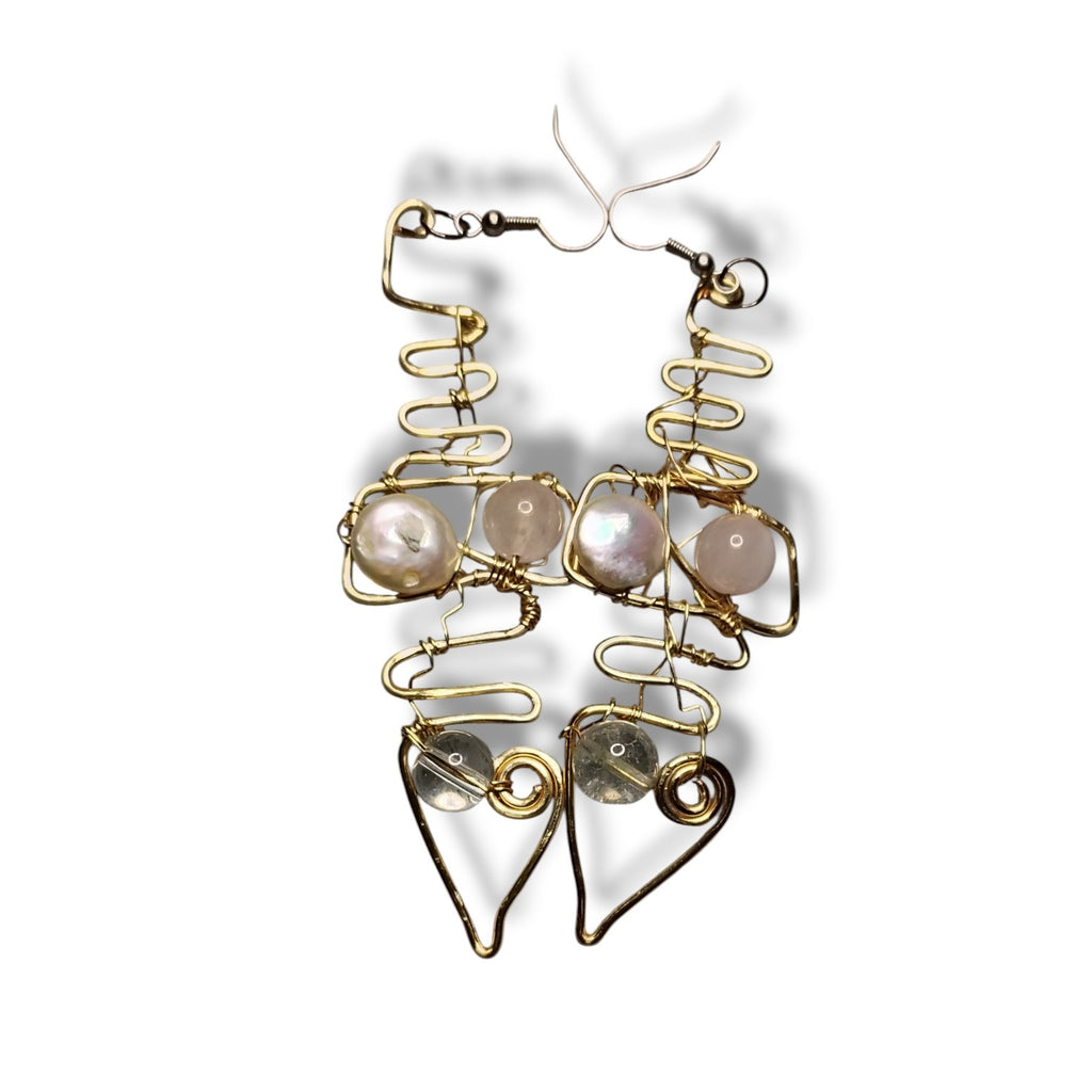 Rose quartz & Pearls