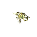 Eye of Ra clear quartz ring