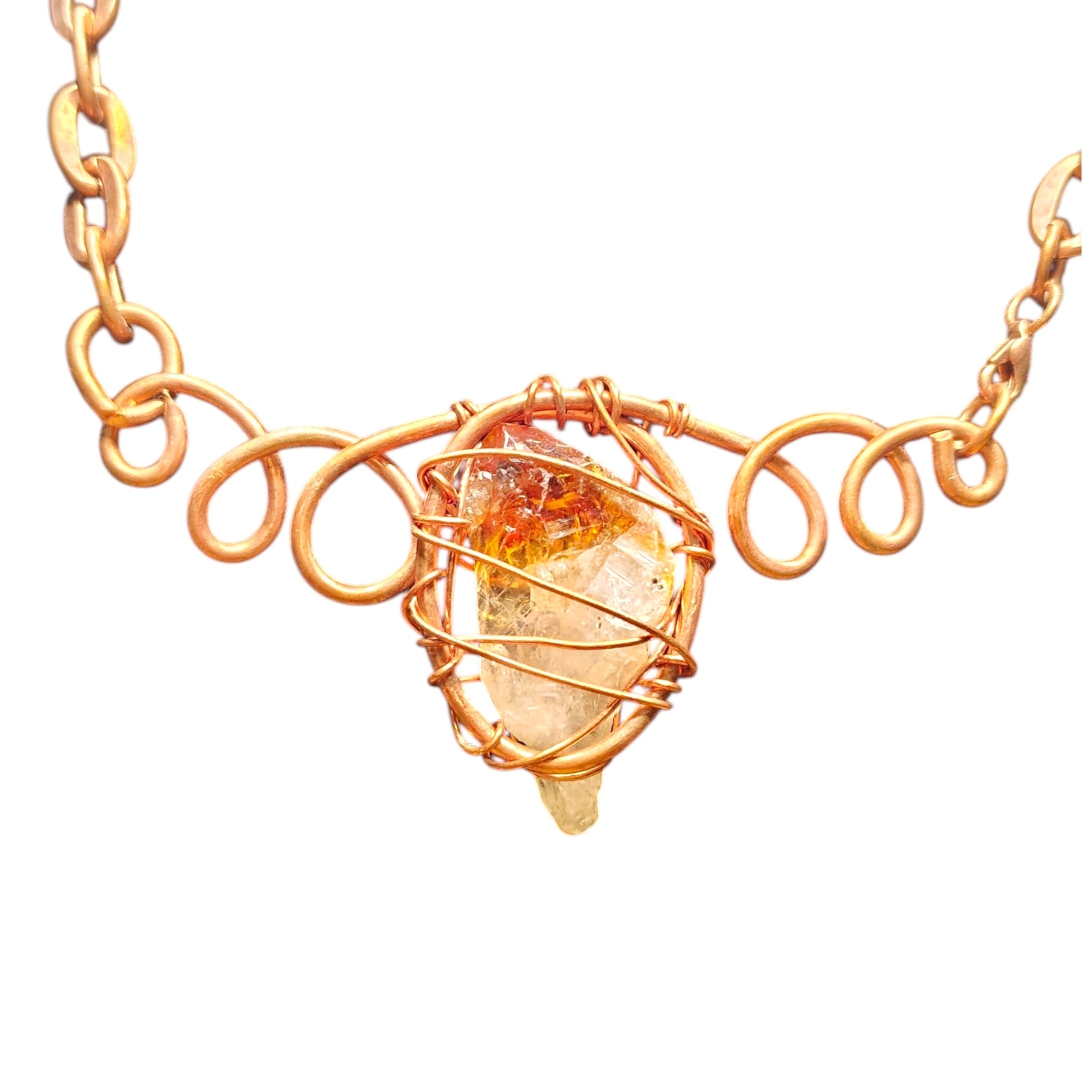 Copper Citrine necklace