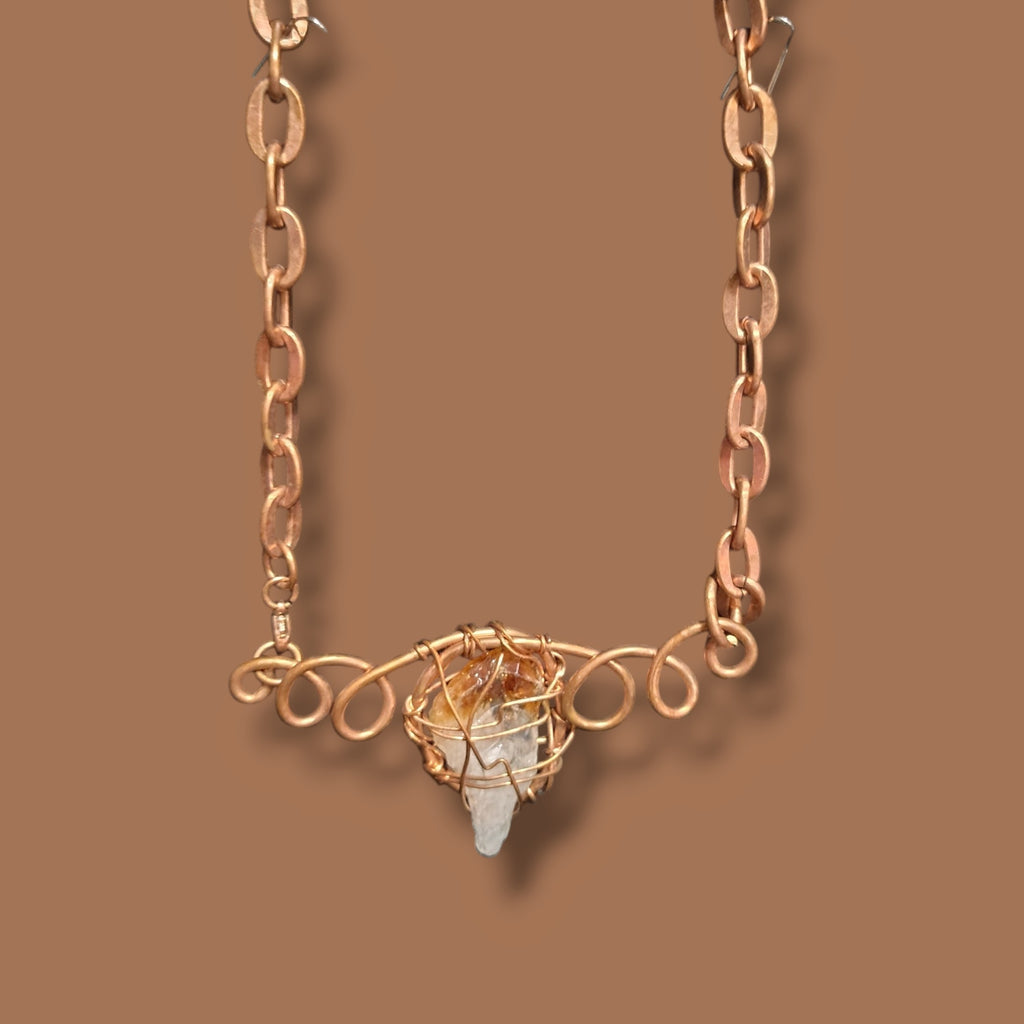 Copper Citrine necklace