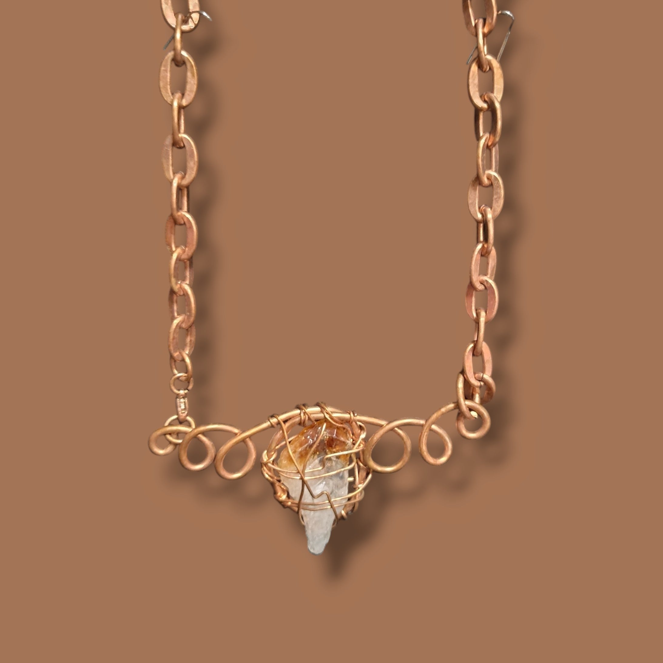 Copper Citrine necklace