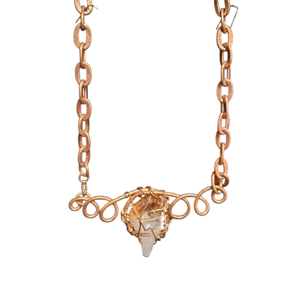 Copper Citrine necklace