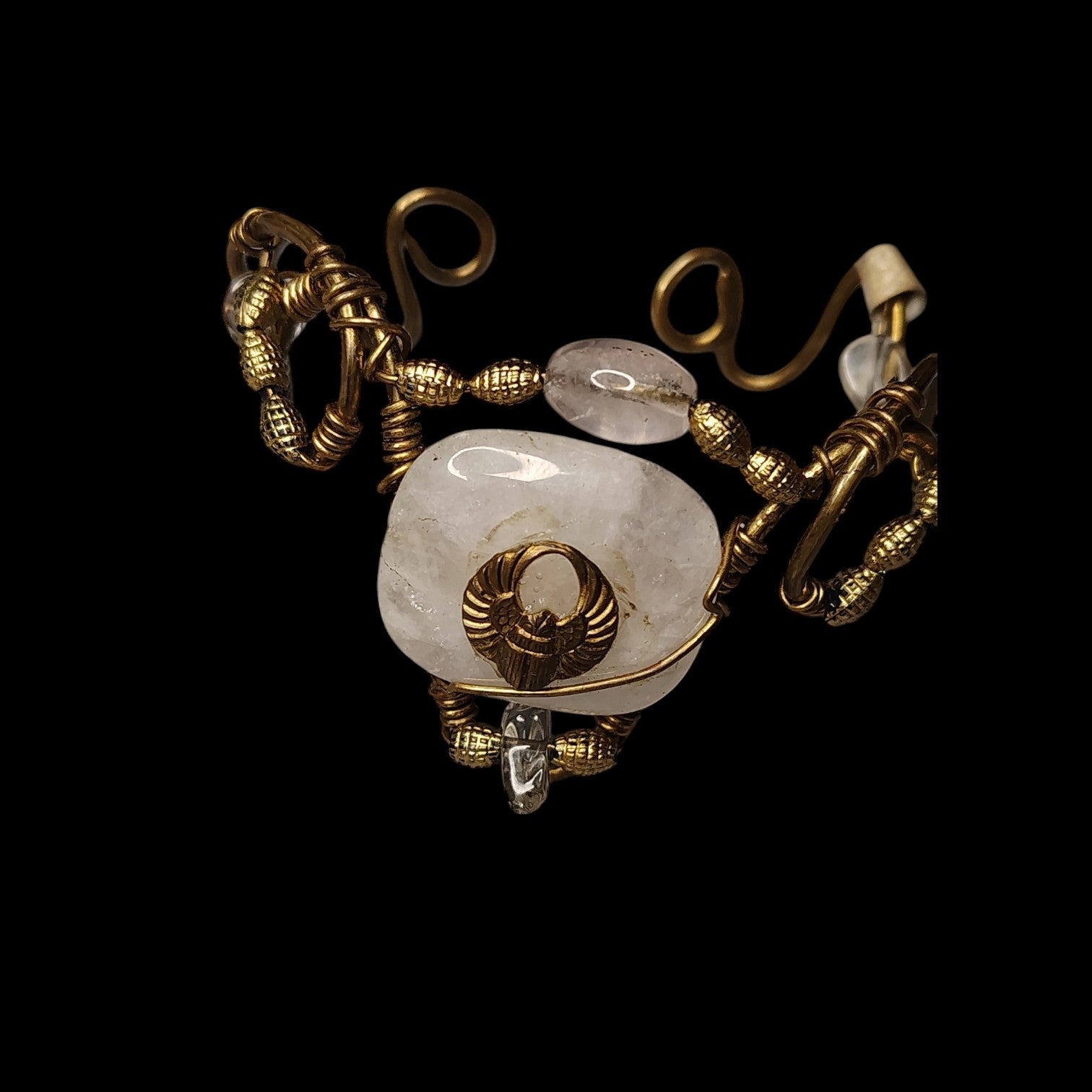 Rose Quartz Khepara Bracelet