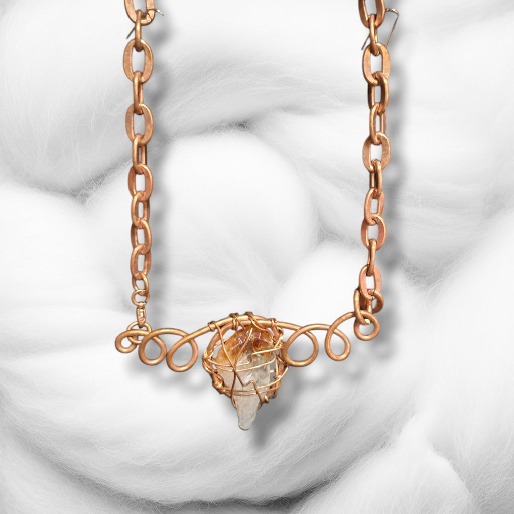 Copper Citrine necklace