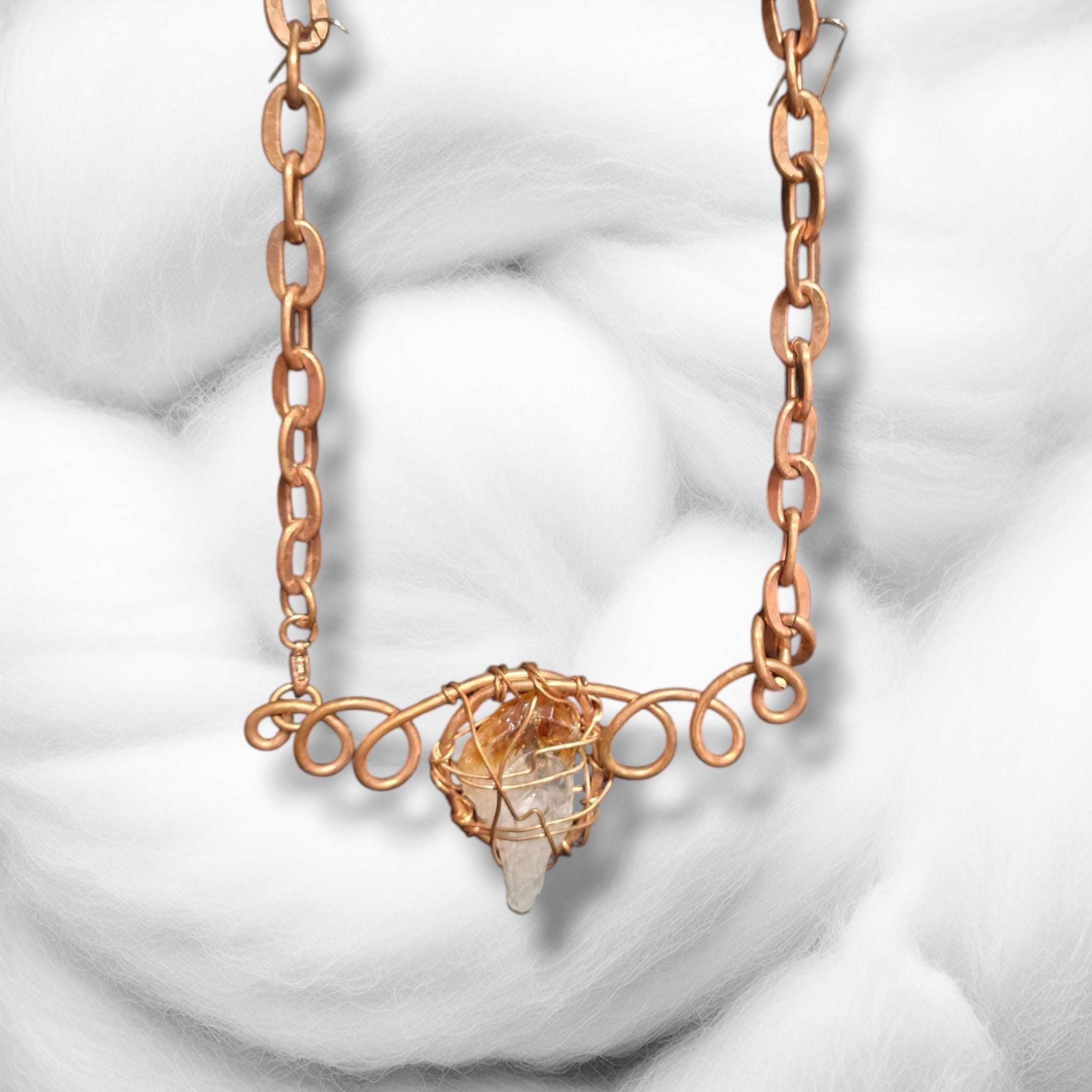 Copper Citrine necklace