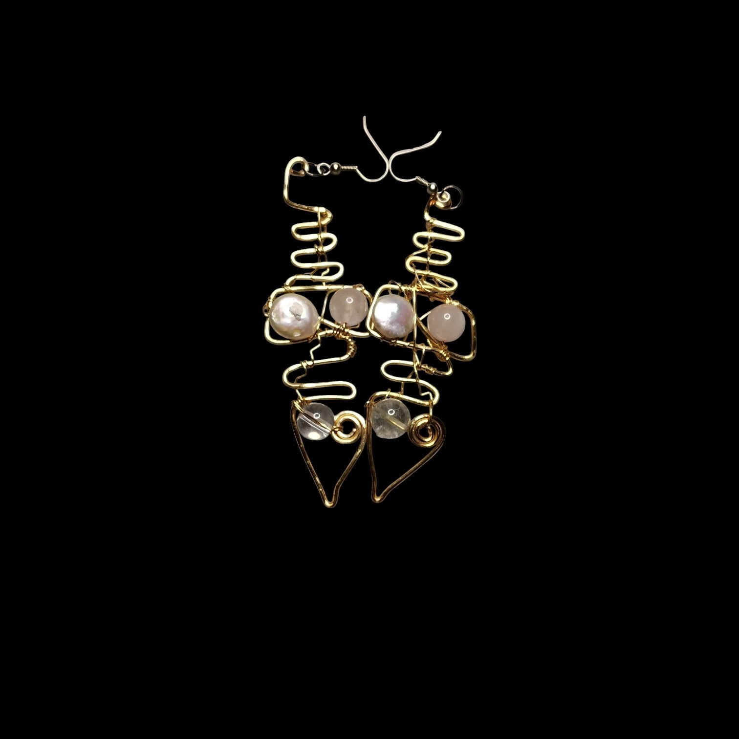 Rose quartz & Pearls