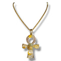 Carnelian Ankh with a lionhead