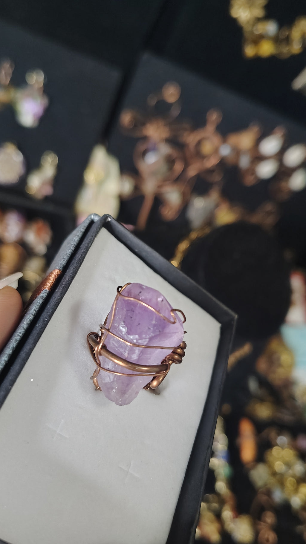 Raw Amethyst point